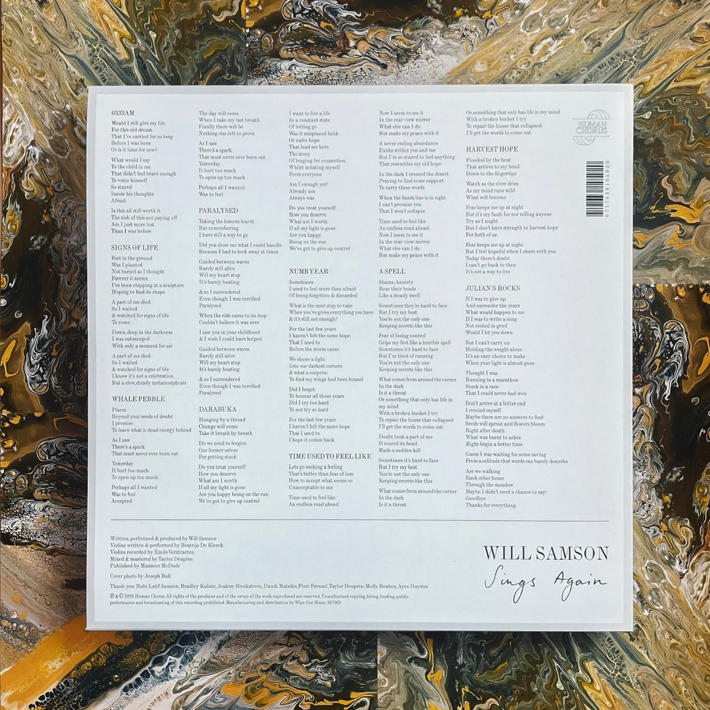 Sings Again (Limited First Edition: Transparent Clear Vinyl)